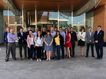 Estudiantes del Magíster en Banca y Mercados Financieros (MBMF) realizaron pasantía académica en la Ciudad Grupo Santander en España