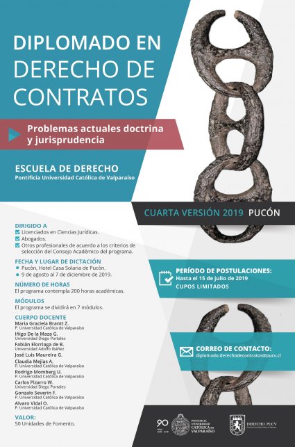 Postulaciones Diplomado en Derecho de Contratos Pucón