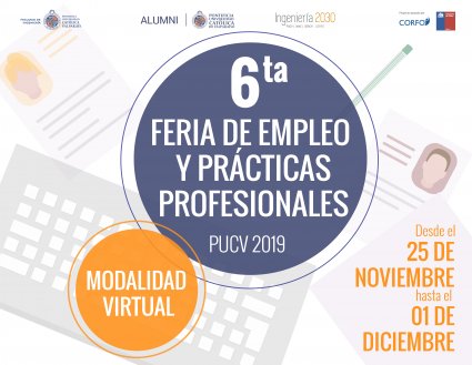 6ta Feria de Empleo PUCV modalidad virtual