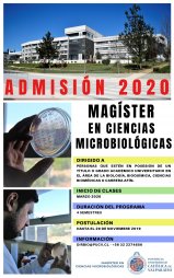 Abiertas postulaciones Magister en Ciencias Microbiológicas