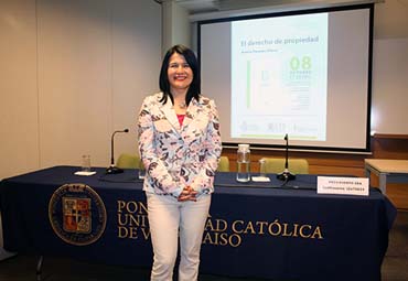 Presentación del libro "El Derecho de Propiedad" de la profesora Jessica Fuentes