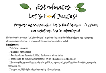 Prof. Carlos Huenchuleo busca estudiantes para formar parte de proyecto "Food Cities"