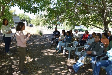 Equipo de la Escuela de Agronomía efectúa tercer día de campo en Cuncumén