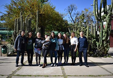 Estudiantes extranjeras del Programa Internacional de Intercambio Estudiantil visitan la Escuela de Agronomía PUCV