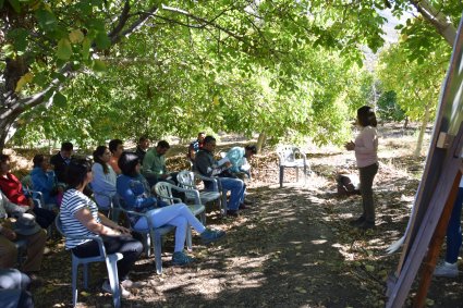 Equipo de la Escuela de Agronomía efectúa tercer día de campo en Cuncumén