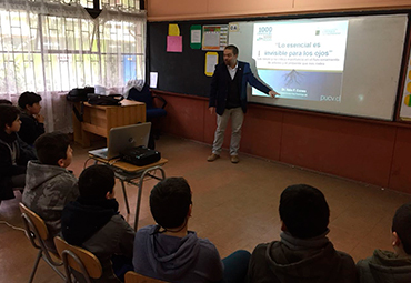 La experiencia de los profesores Ítalo Cuneo y Alejandro Cáceres en “1000 Científicos 1000 Aulas” del Programa Explora CONICYT