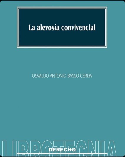 Ex alumno Osvaldo Basso publica libro “La Alevosía Convivencial”