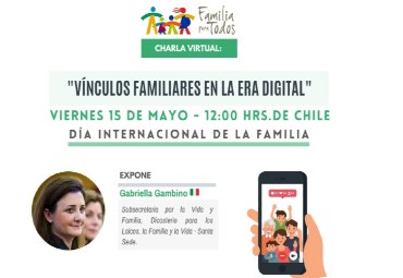 Charla Virtual 'Vínculos familiares en la era digital'