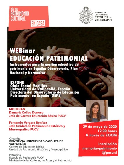Webinar "Educación y Patrimonio": la experiencia española en educación patrimonial