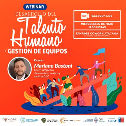 Webinar Cowork Atacama: Desarrollo del talento humano y gestión de equipos