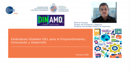 Dirección de Incubación y Negocios desarrolla webinar DINamo en conjunto con Grupo GS1 Chile