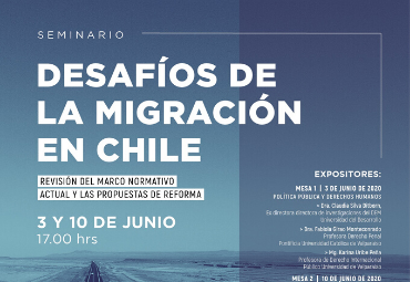 Cátedra de Derecho Público lleva a cabo la primera jornada del Seminario "Desafíos de la migración en Chile"
