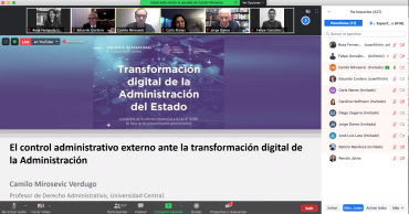 Seminario Internacional "Transformación digital de la Administración del Estado: reflexiones en torno a la Ley Nº 21.180"