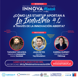 Webinar Innovamatch: ¿Cómo las startup aportan a la industria 4.0?