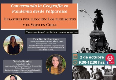 Conversatorio "Desastres por elección: Los Plebiscitos y el Voto en Chile"