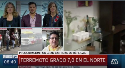 Profesora Paulina González comentó alcances de sismo en el norte en MEGA