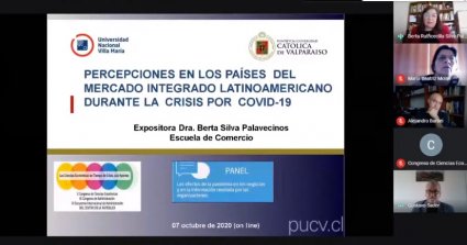 Profesora Berta Silva participó en el panel “Los efectos de la pandemia en los negocios y en la información revelada por las organizaciones”