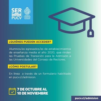 Futuros Estudiantes: PUCV abre proceso de postulación a ingresos complementarios 2021