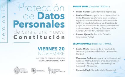 Seminario "Protección de datos personales de cara a una nueva Constitución"