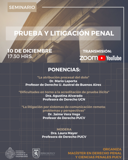 Seminario "Prueba y litigación penal"