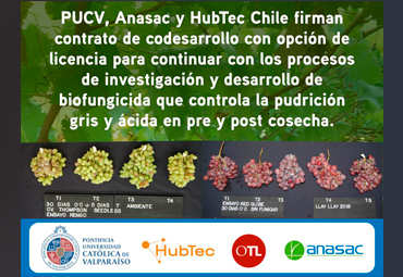PUCV, Anasac y HubTec Chile firman Contrato de Codesarrollo