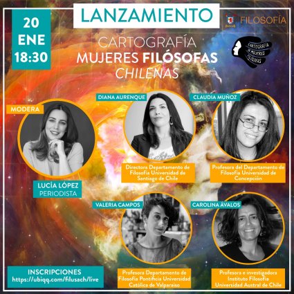 Académica del Instituto de Filosofía PUCV participará en el lanzamiento del proyecto “Cartografía Mujeres Filósofas Chilenas”