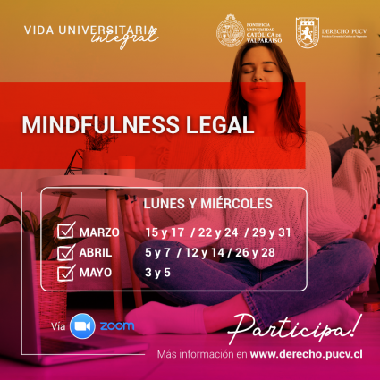 Derecho PUCV incorpora talleres de mindfulness para sus estudiantes y académicos