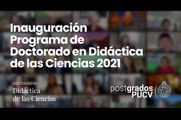 PUCV inaugura su nuevo Doctorado en Didáctica de las Ciencias