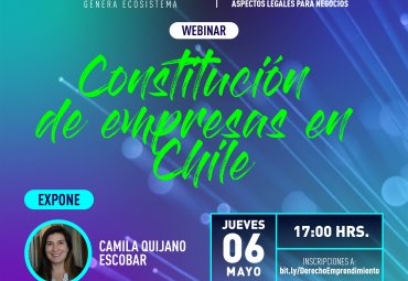 Charla DINamo: “Constitución de empresas en Chile”