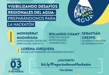 Conversatorio "Visibilizando Desafíos Regionales del agua: Preparándonos para la Hackatón"