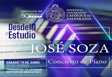Concierto de Piano de José Soza | Temporada de Conciertos “Desde el Estudio” de IMUS PUCV