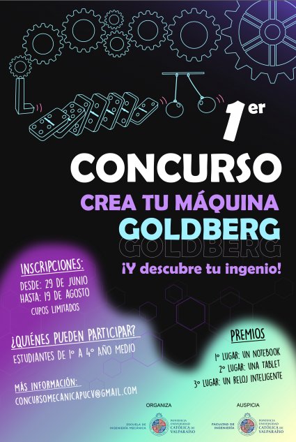 Estudiante de Enseñanza Media: ¡Crea tu máquina Goldberg y descubre tu ingenio!
