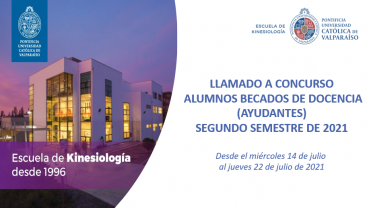 Llamado a concurso: Becados de docencia 2° semestre 2021