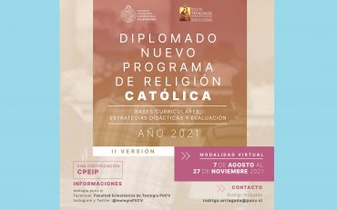 Abiertas inscripciones para Diplomado Nuevo Programa de Religión Católica, con certificación CPEIP