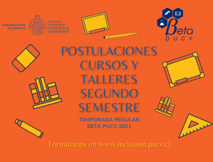 Postulaciones cursos y talleres BETA 2021