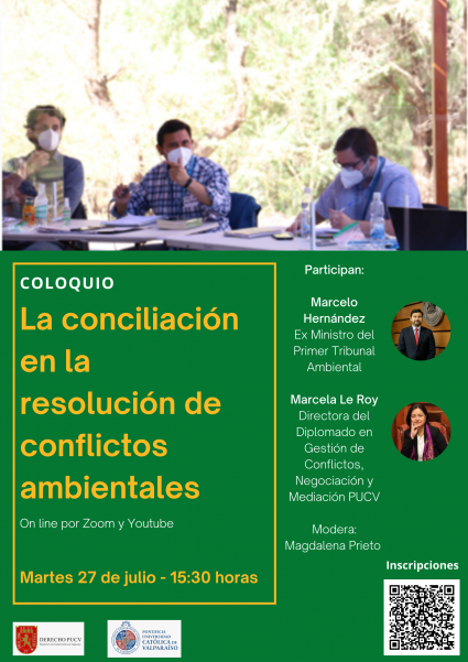 Coloquio "La conciliación en la resolución de conflictos ambientales"