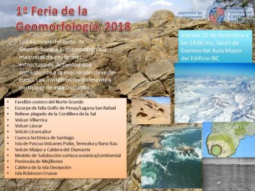 1a Feria de la Geomorfología 2018