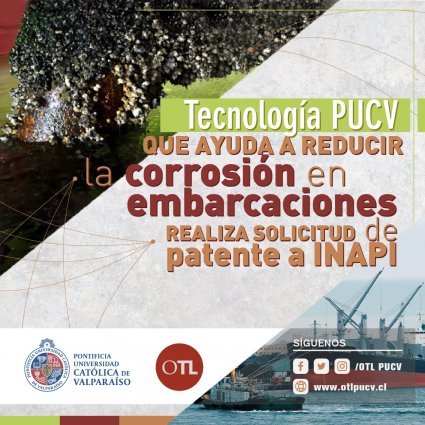 Tecnología PUCV que ayuda a reducir la corrosión en embarcaciones realiza solicitud de patente a INAPI