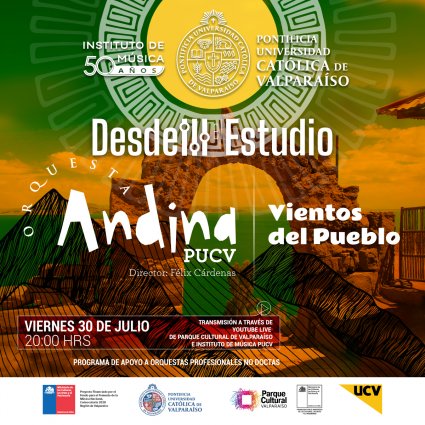 Orquesta Andina PUCV realizará nuevo Concierto “Vientos del pueblo”