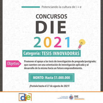 Concursos DIE 2021 - Tesis innnovadoras