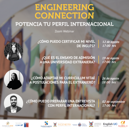 Ciclo de charlas Engineering Connection: Potencia tu CV internacional