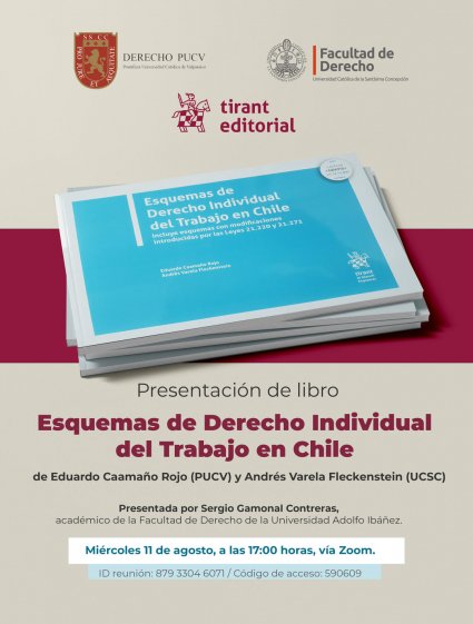 Lanzamiento libro "Esquemas de Derecho individual del trabajo en Chile"