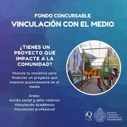 Fondo concursable Vinculación con el Medio Química PUCV