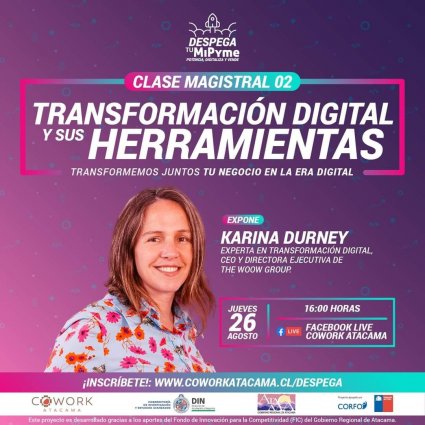 Clase magistral "Transformación digital y sus herramientas"