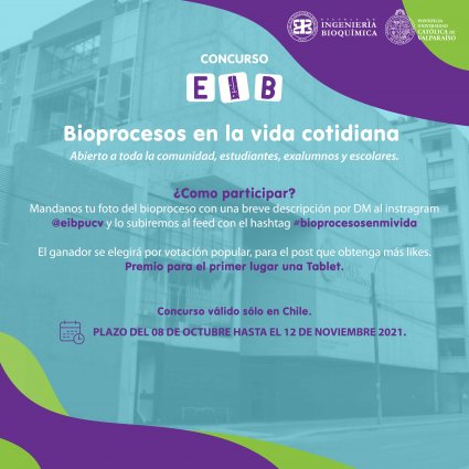 Concurso EIB: “Bioprocesos en la vida cotidiana”