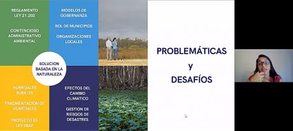Investigadora del CDM, Rocío Parra, participa en Webinario "Protección de los Humedales en Chile. Principales problemáticas y desafíos"