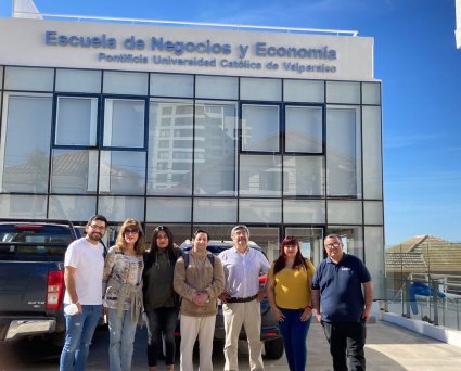 Visita a nueva sede Recreo de ENE PUCV