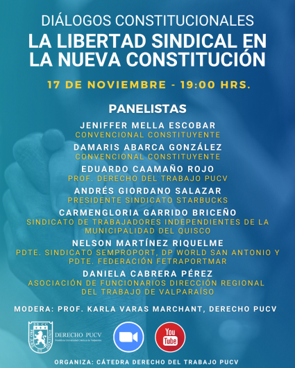 Diálogos Constitucionales: La libertad sindical en la nueva Constitución