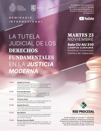 Seminario internacional “La tutela judicial de los derechos fundamentales en la justicia moderna”