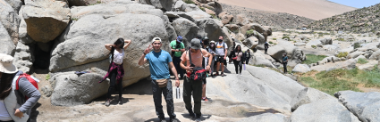 Estudiantes del Instituto realizaron actividades de terreno en la costa de Caldera